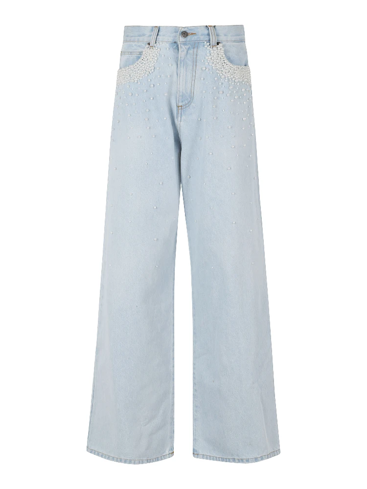 DENIM TROUSERS