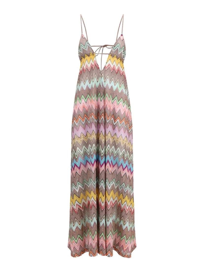 Multicolor Viscose Casual Dress