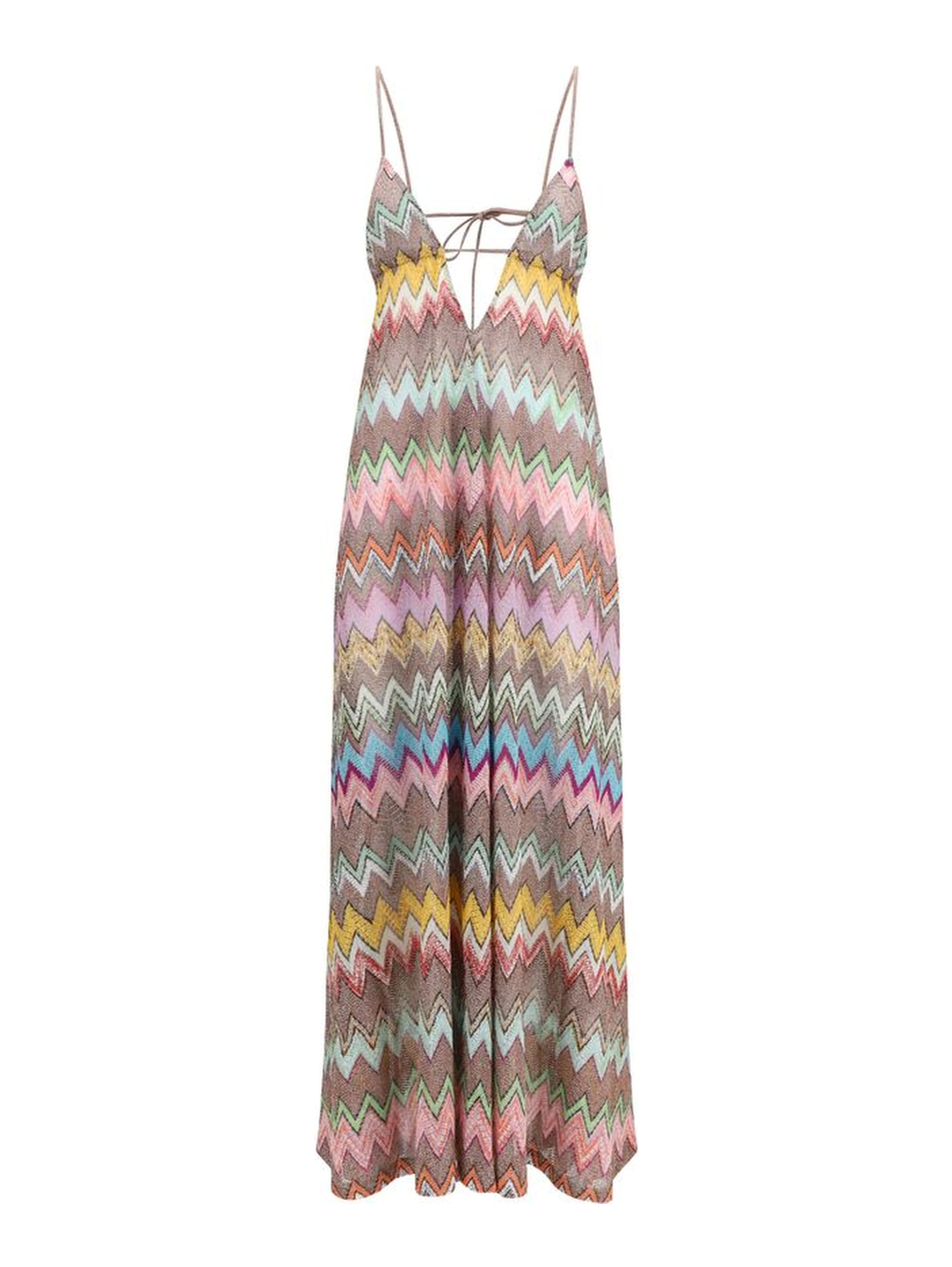 Multicolor Viscose Casual Dress