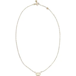 Bicolor Brass Necklace