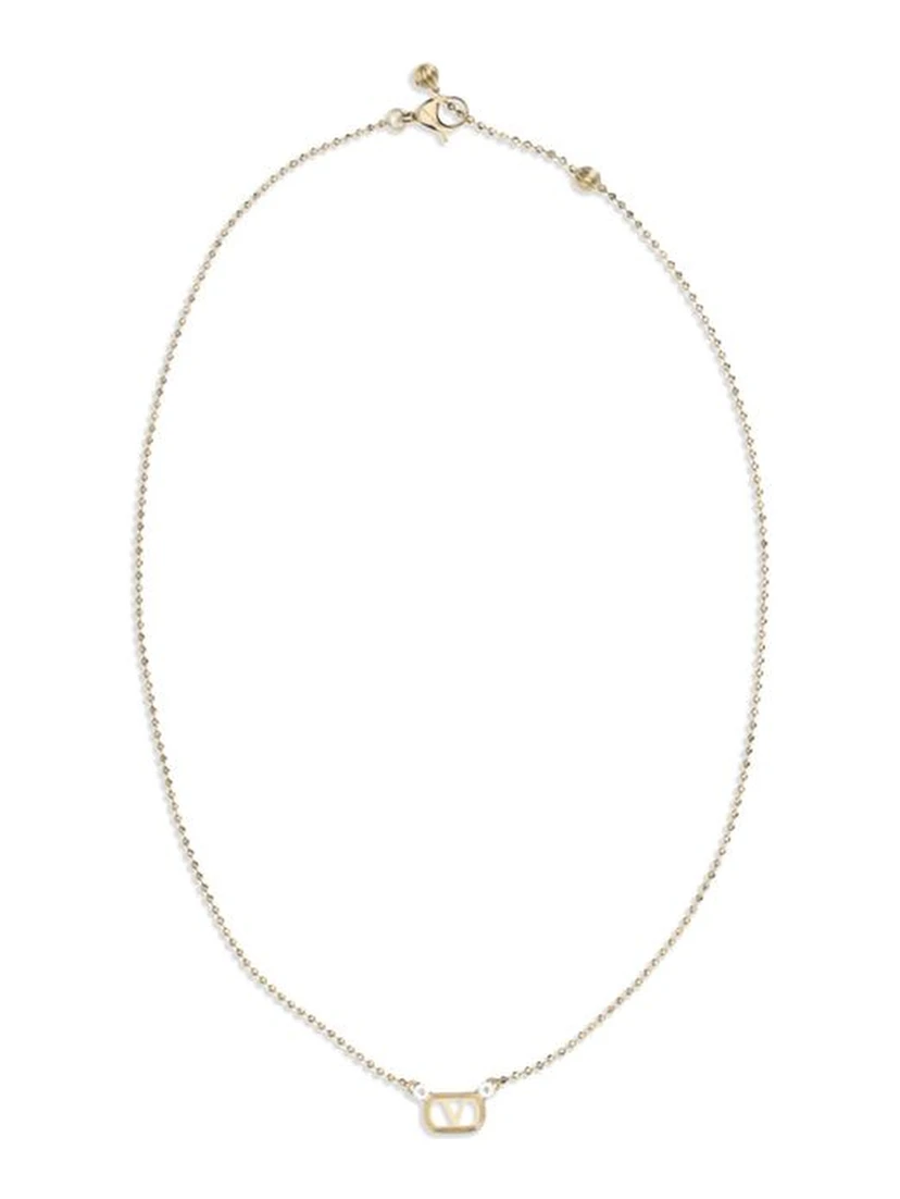 Bicolor Brass Necklace