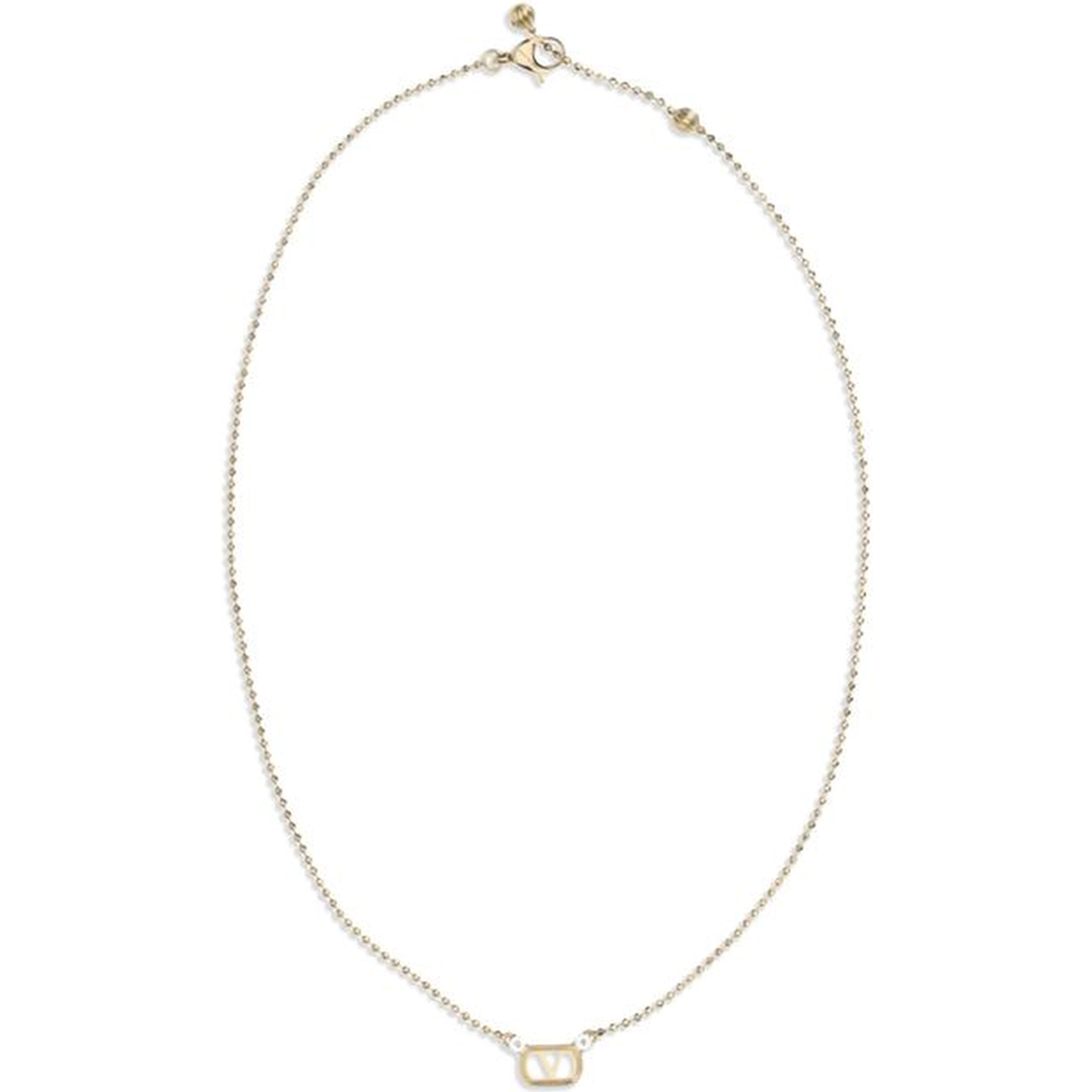 Bicolor Brass Necklace