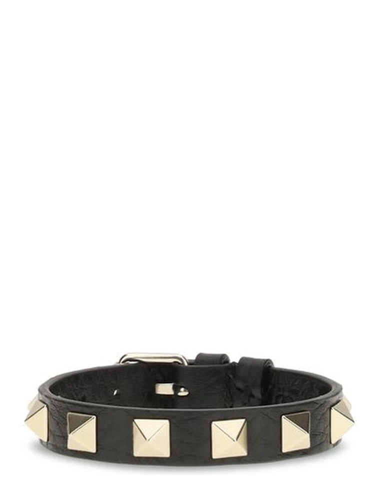 Black Calf Leather Bos Taurus Bracelet