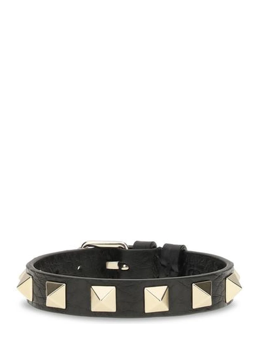 Black Calf Leather Bos Taurus Bracelet