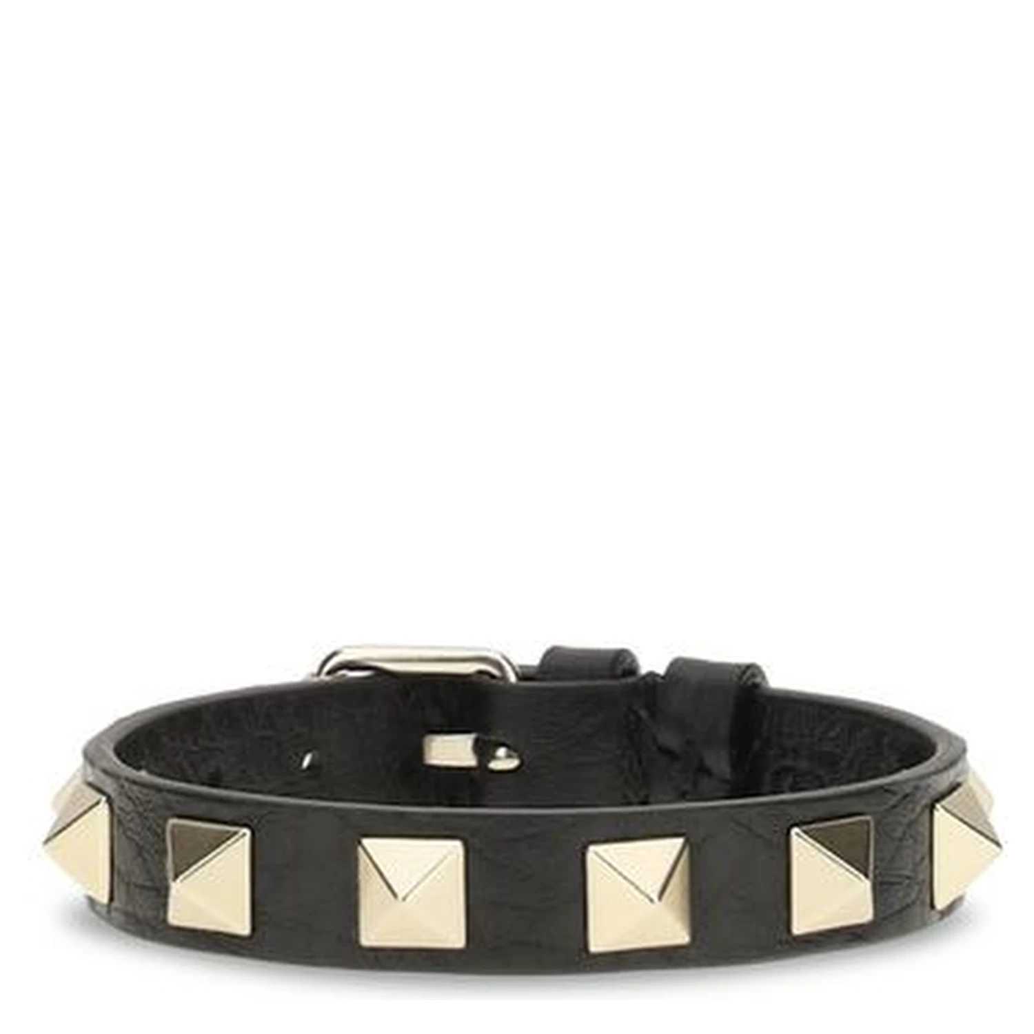 Black Calf Leather Bos Taurus Bracelet