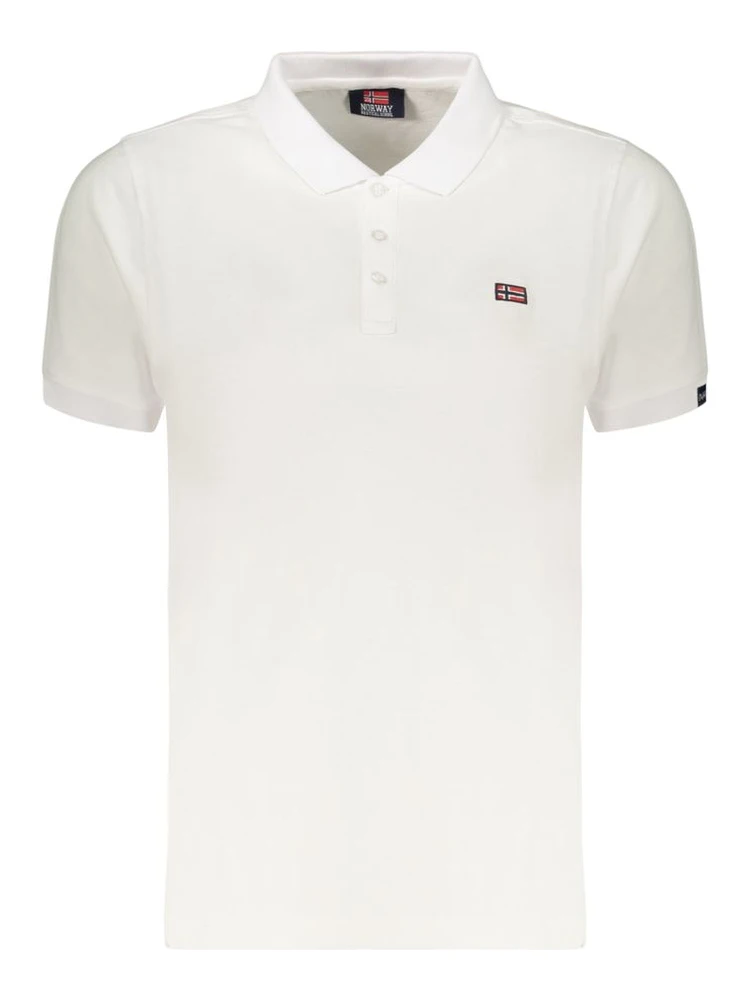White Cotton Polo Shirt