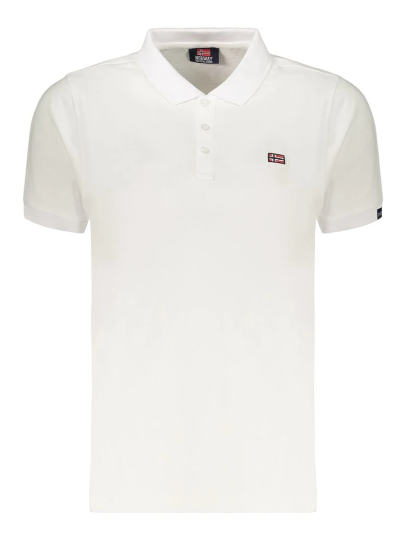 White Cotton Polo Shirt