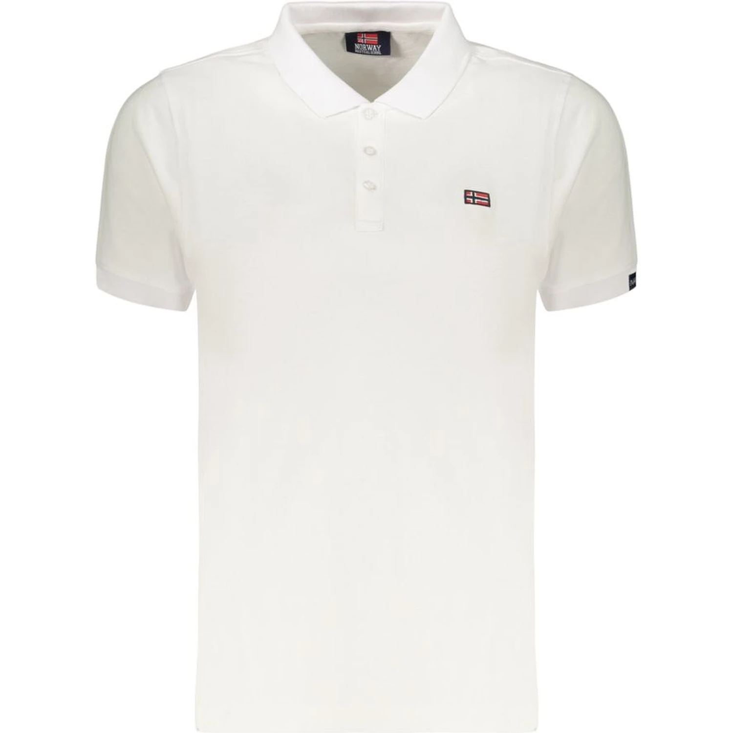 White Cotton Polo Shirt