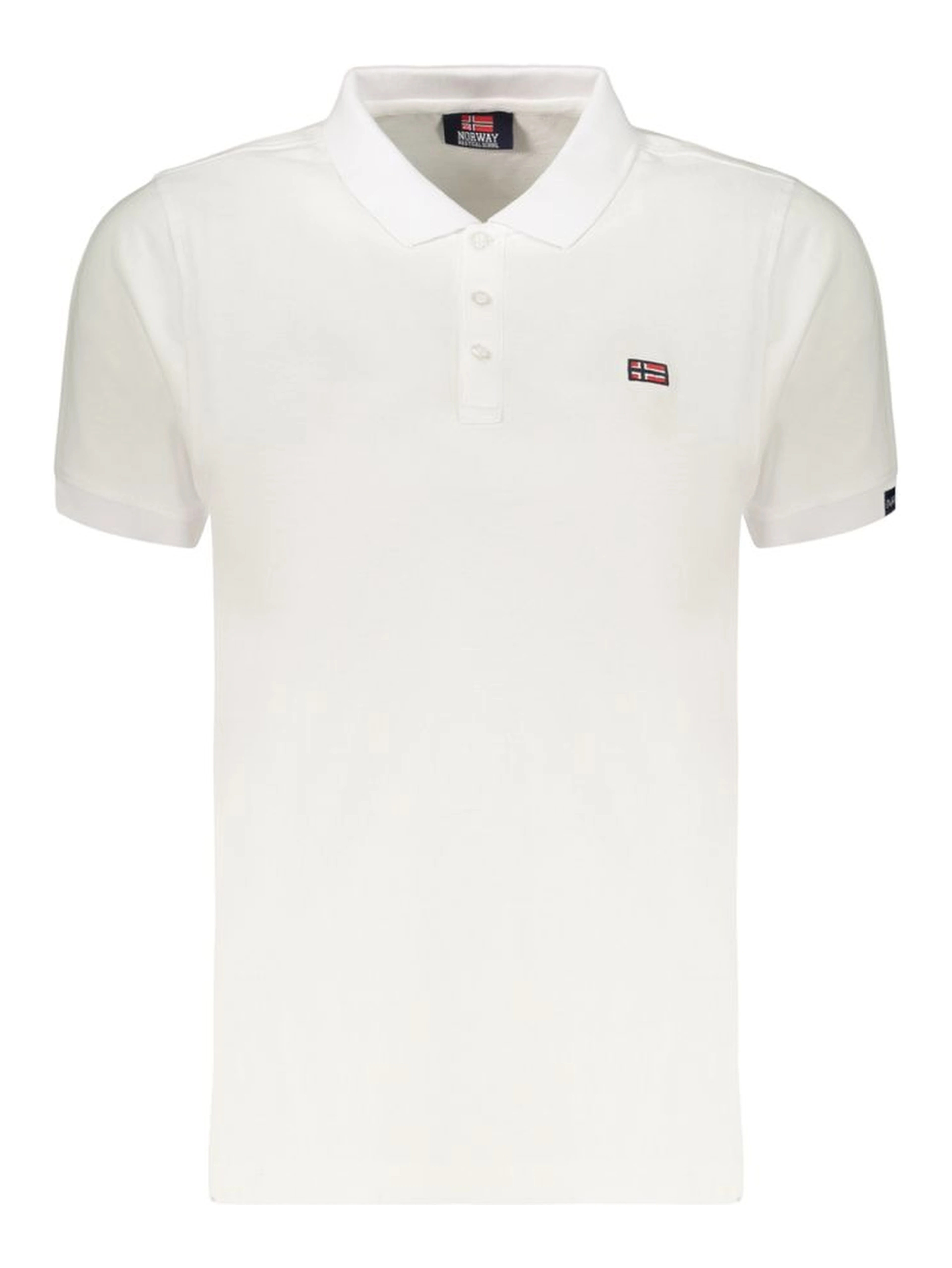 White Cotton Polo Shirt