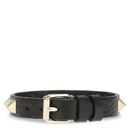 Black Calf Leather Bos Taurus Bracelet