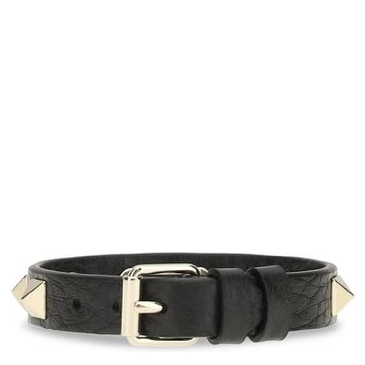 Black Calf Leather Bos Taurus Bracelet