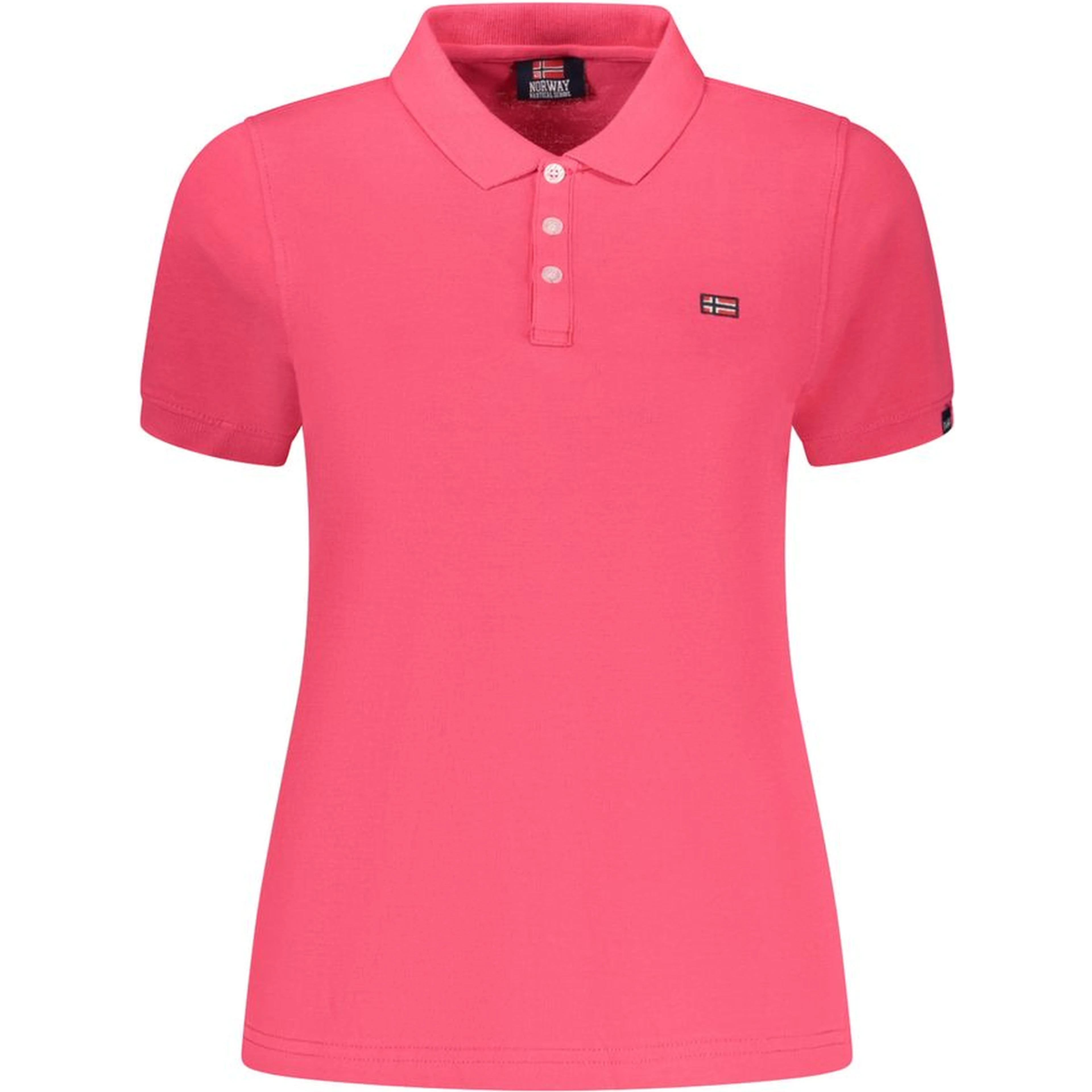 Pink Cotton Polo Shirt
