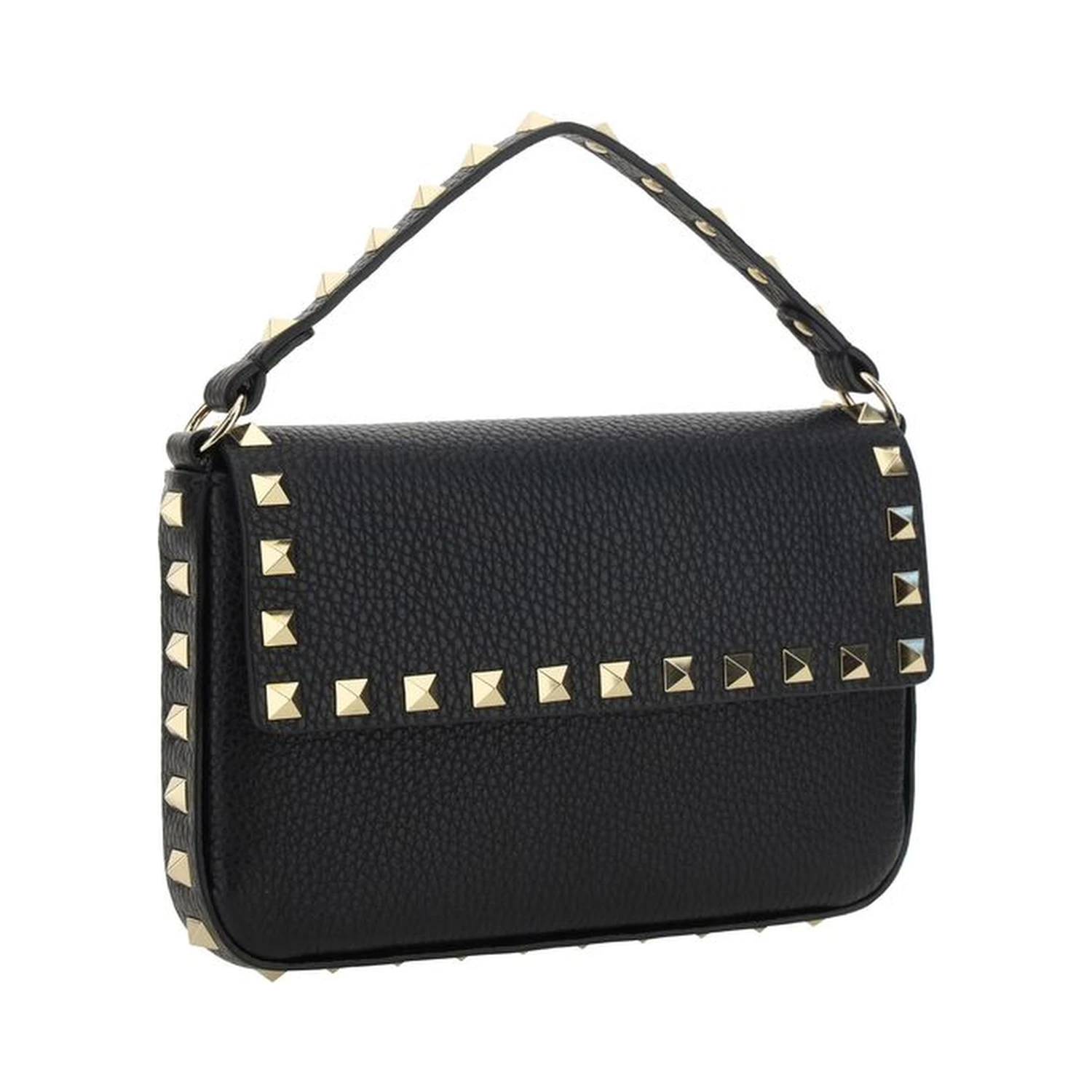 Black Calf Leather Bos Taurus Shoulder Bag