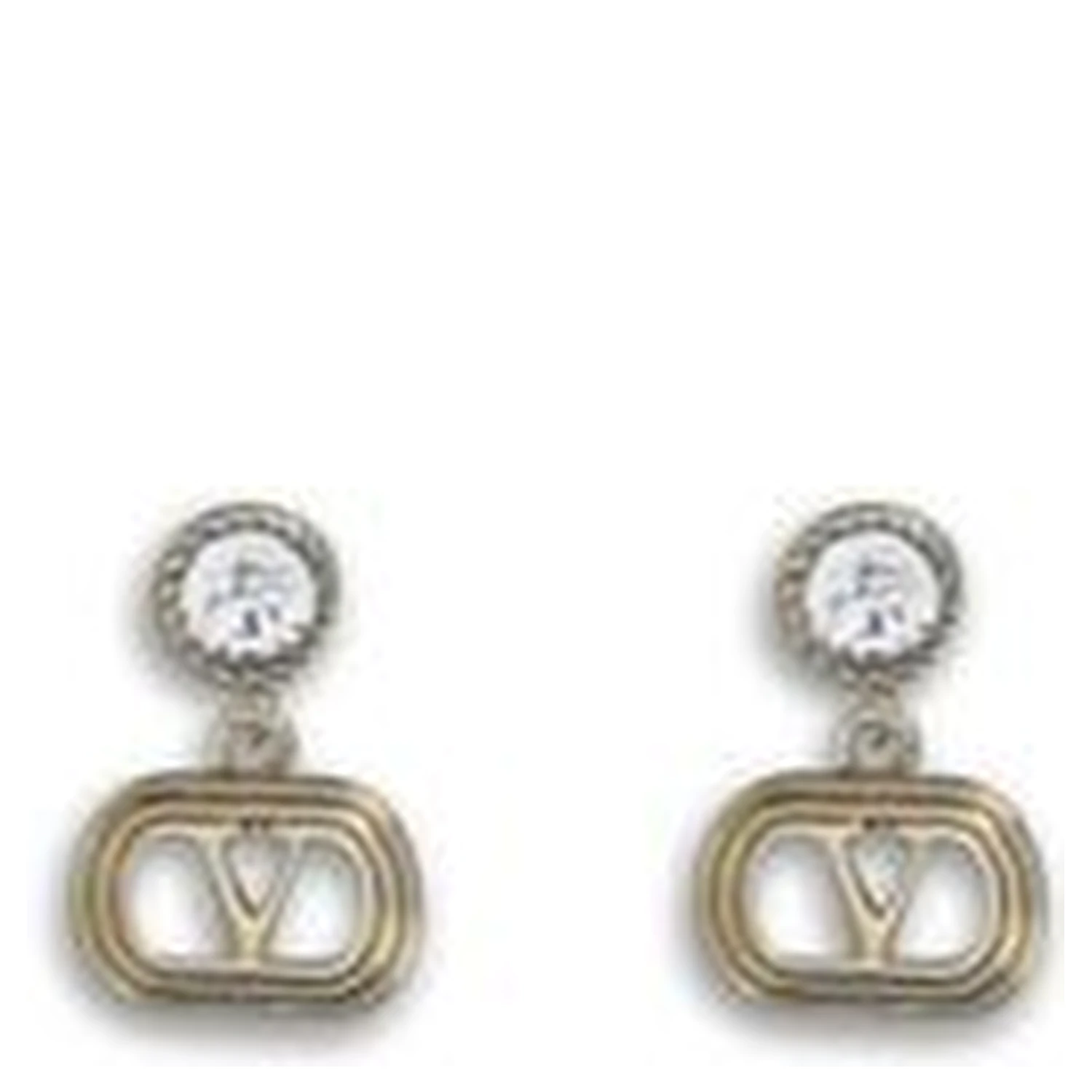 Bicolor Brass Earrings