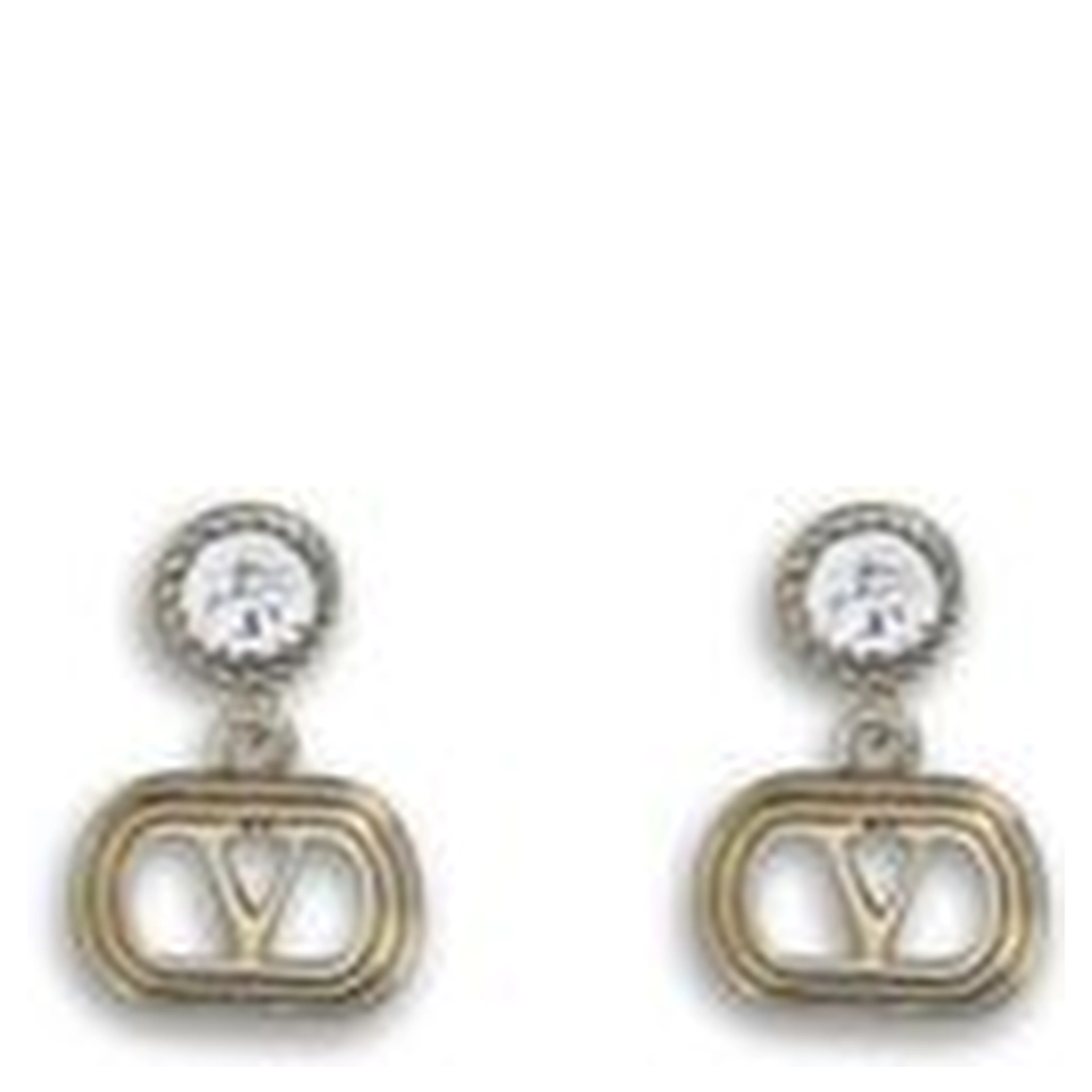 Bicolor Brass Earrings