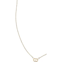 Bicolor Brass Necklace