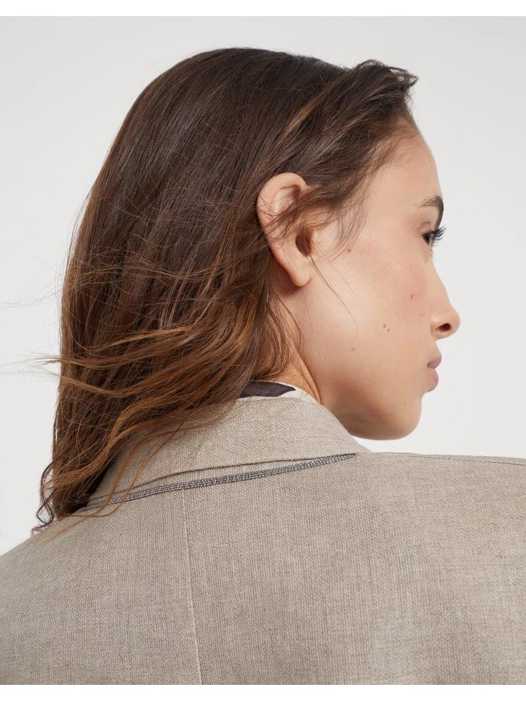 Beige Linen Coat alternative