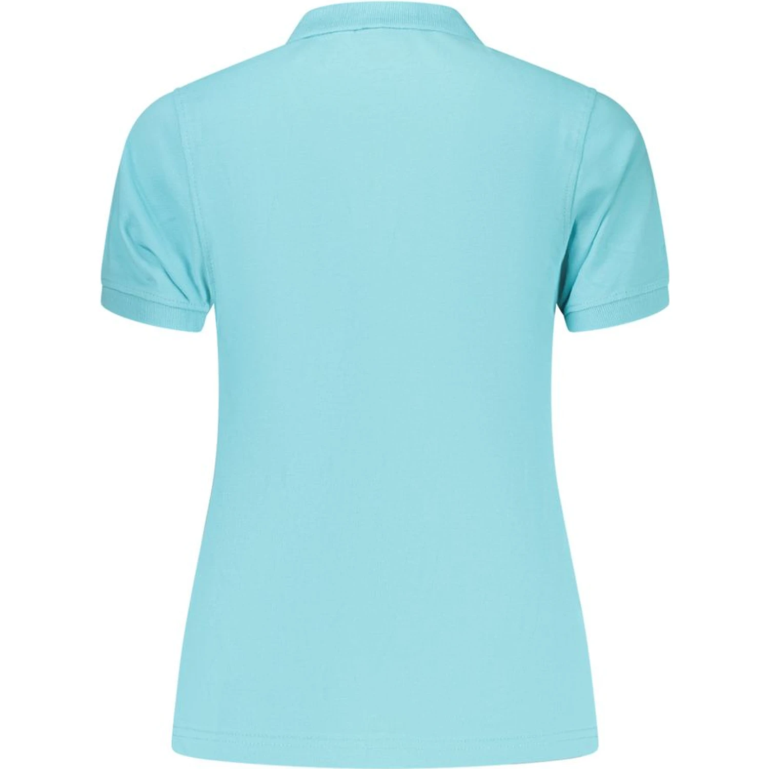 Blue Cotton Polo Shirt