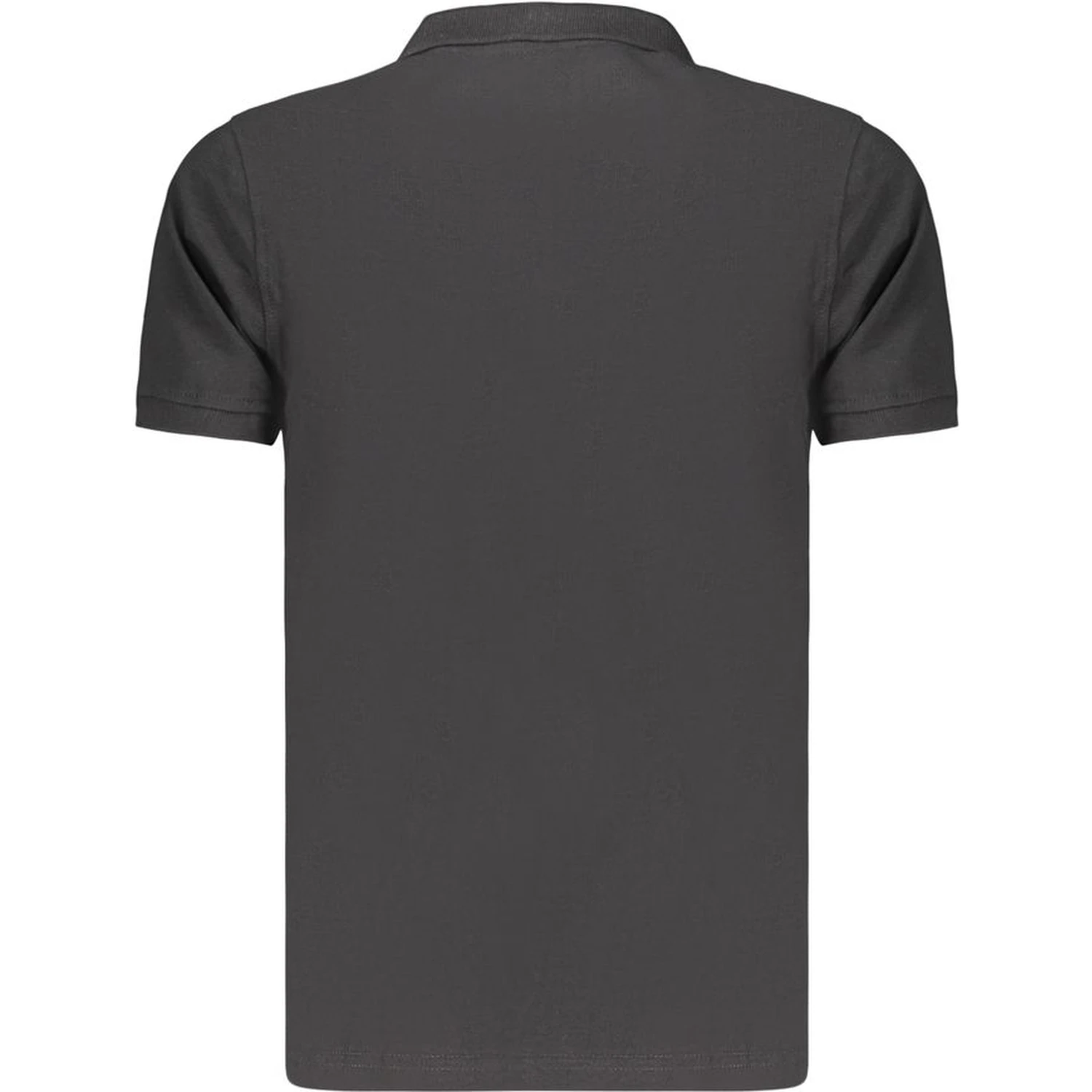 Black Cotton Polo Shirt