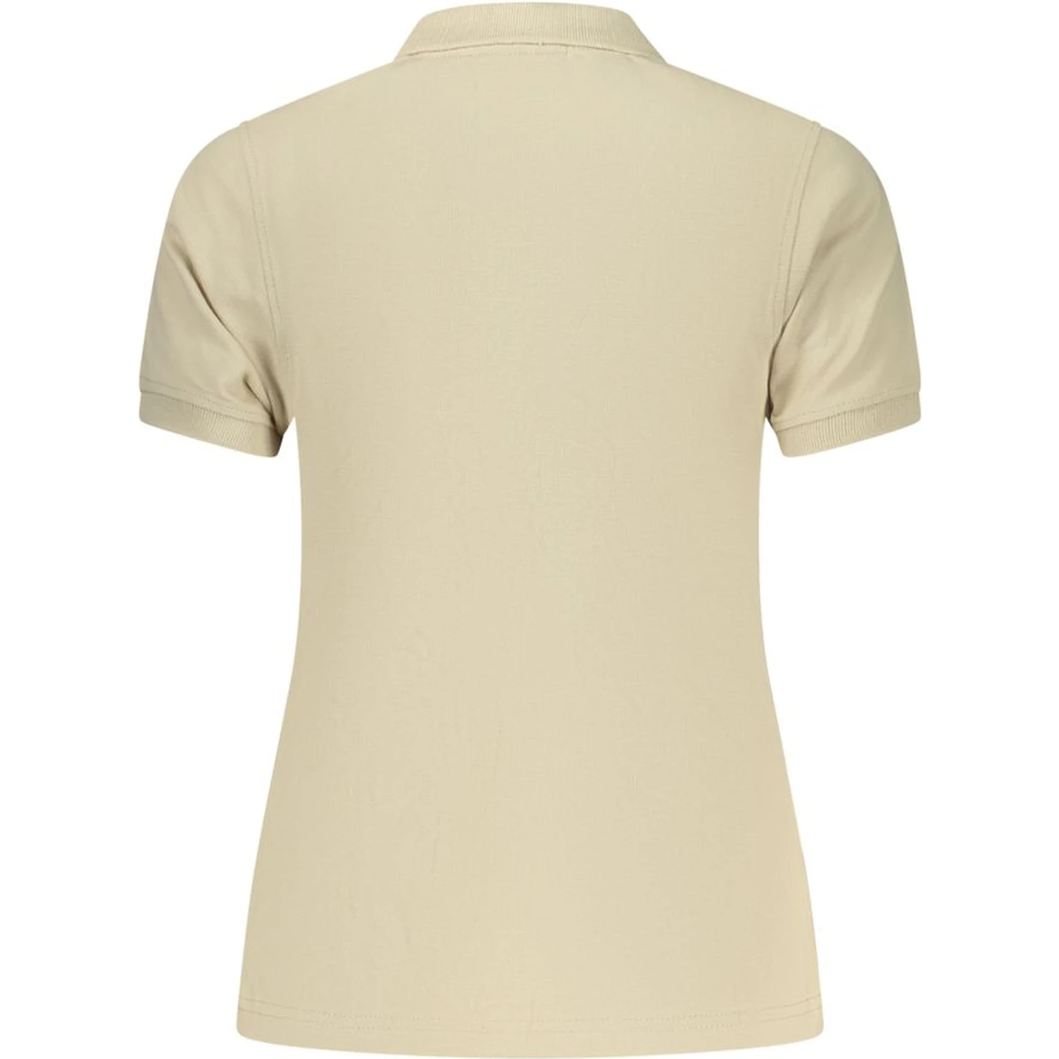 Beige Cotton Polo Shirt