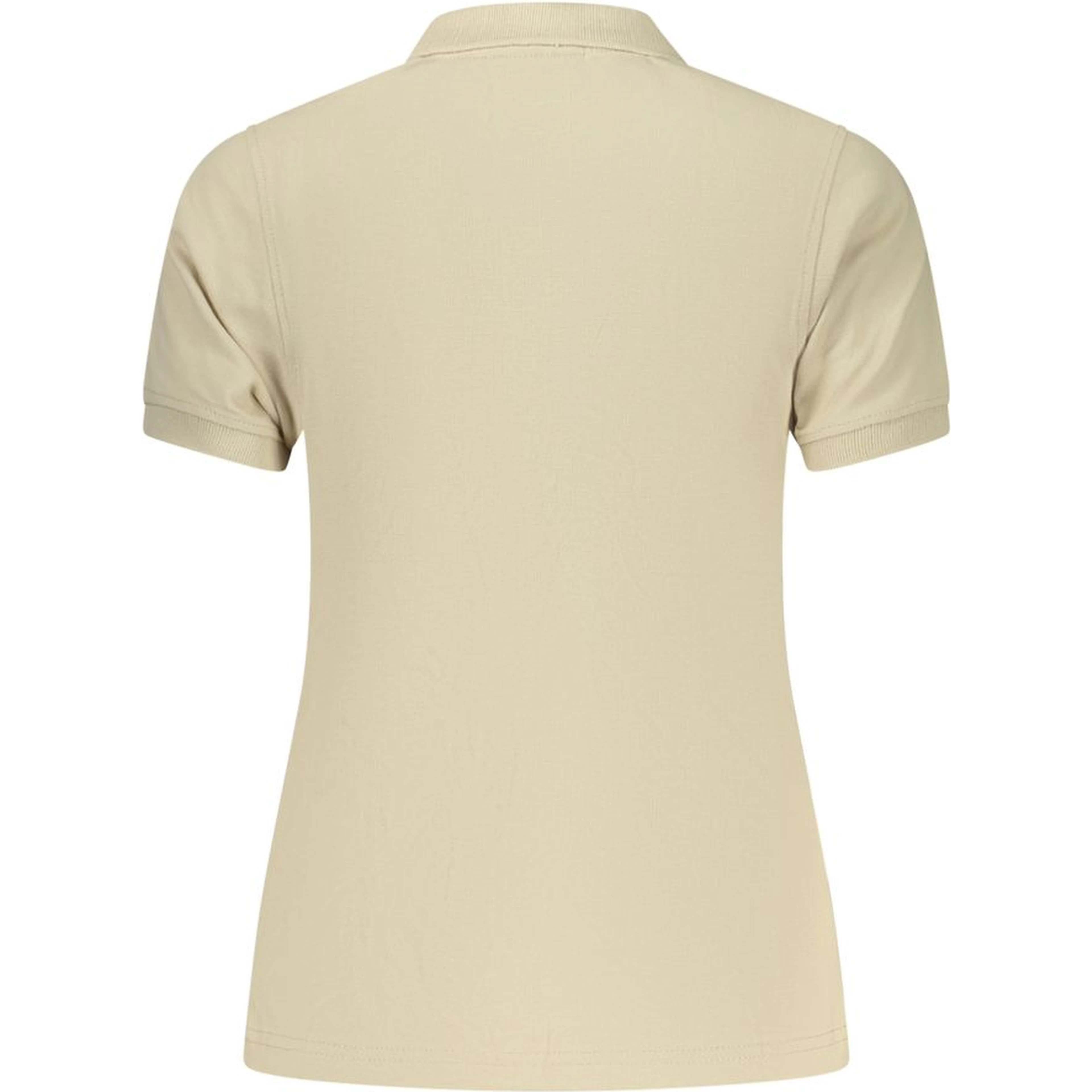 Beige Cotton Polo Shirt