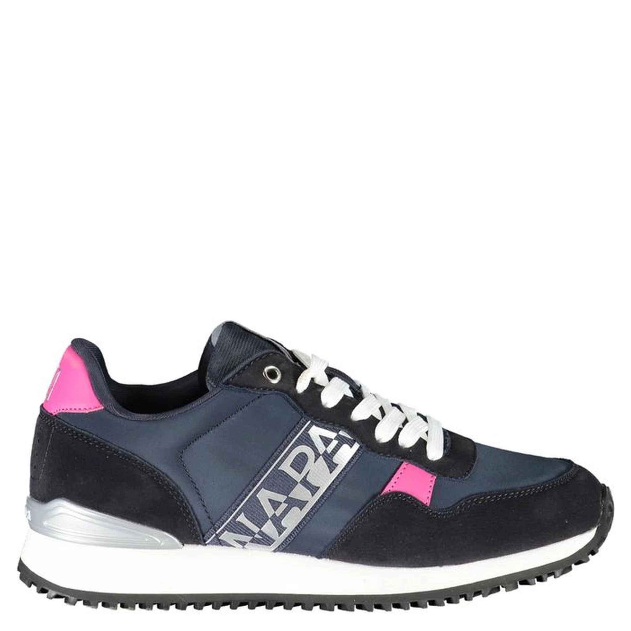 Blue Polyester Sneaker