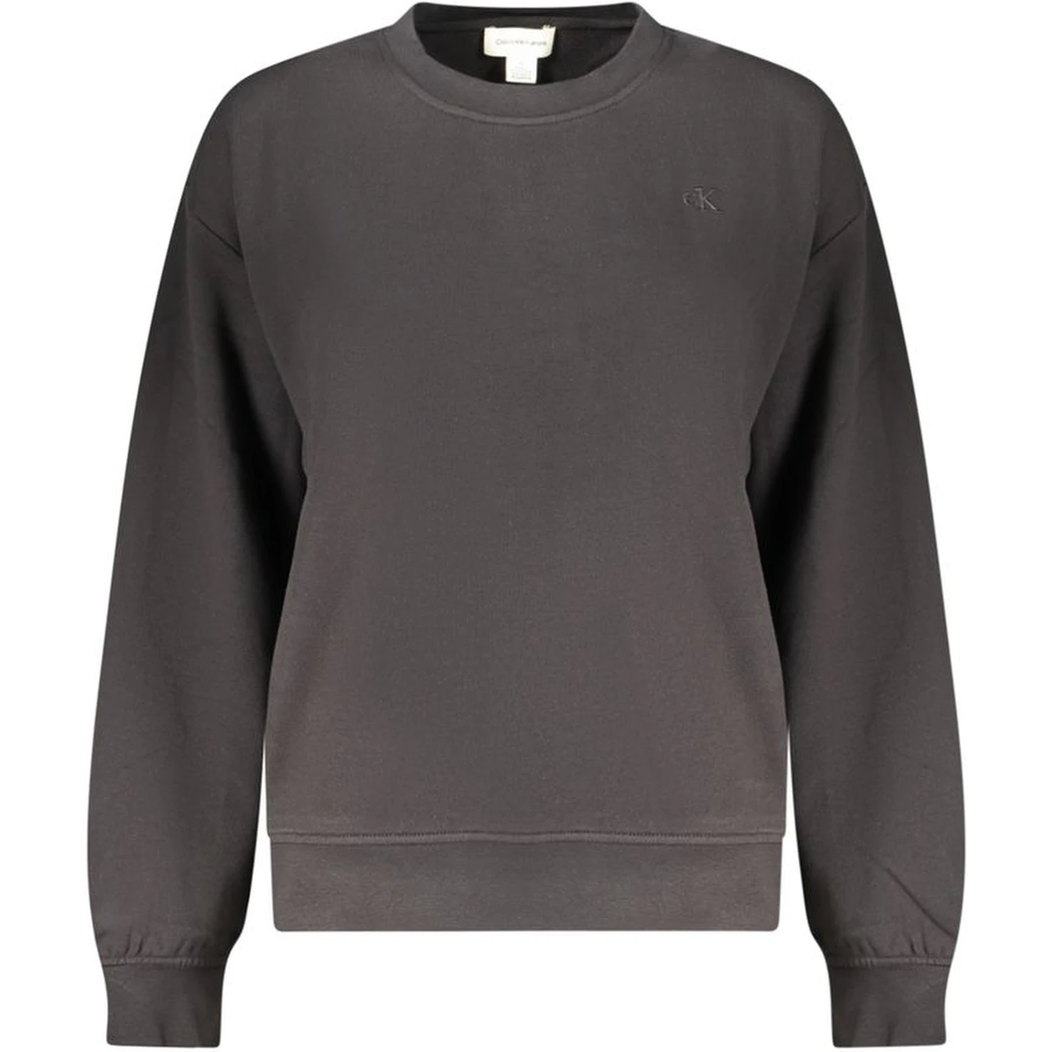 Black Cotton Womens Sweatshirt