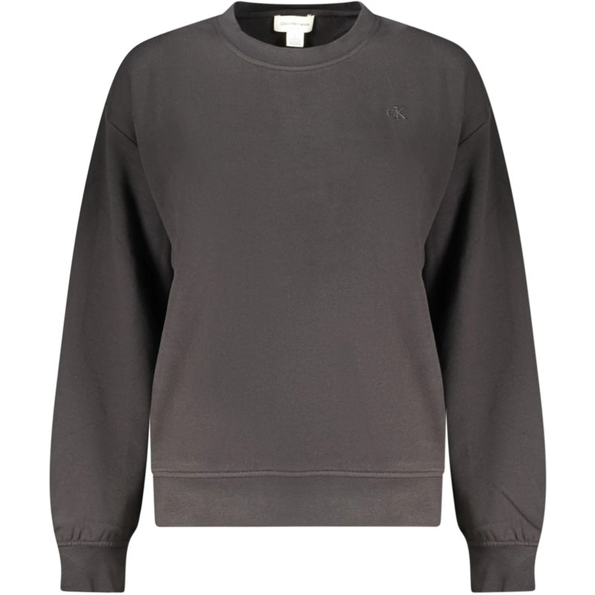 Black Cotton Womens Sweatshirt