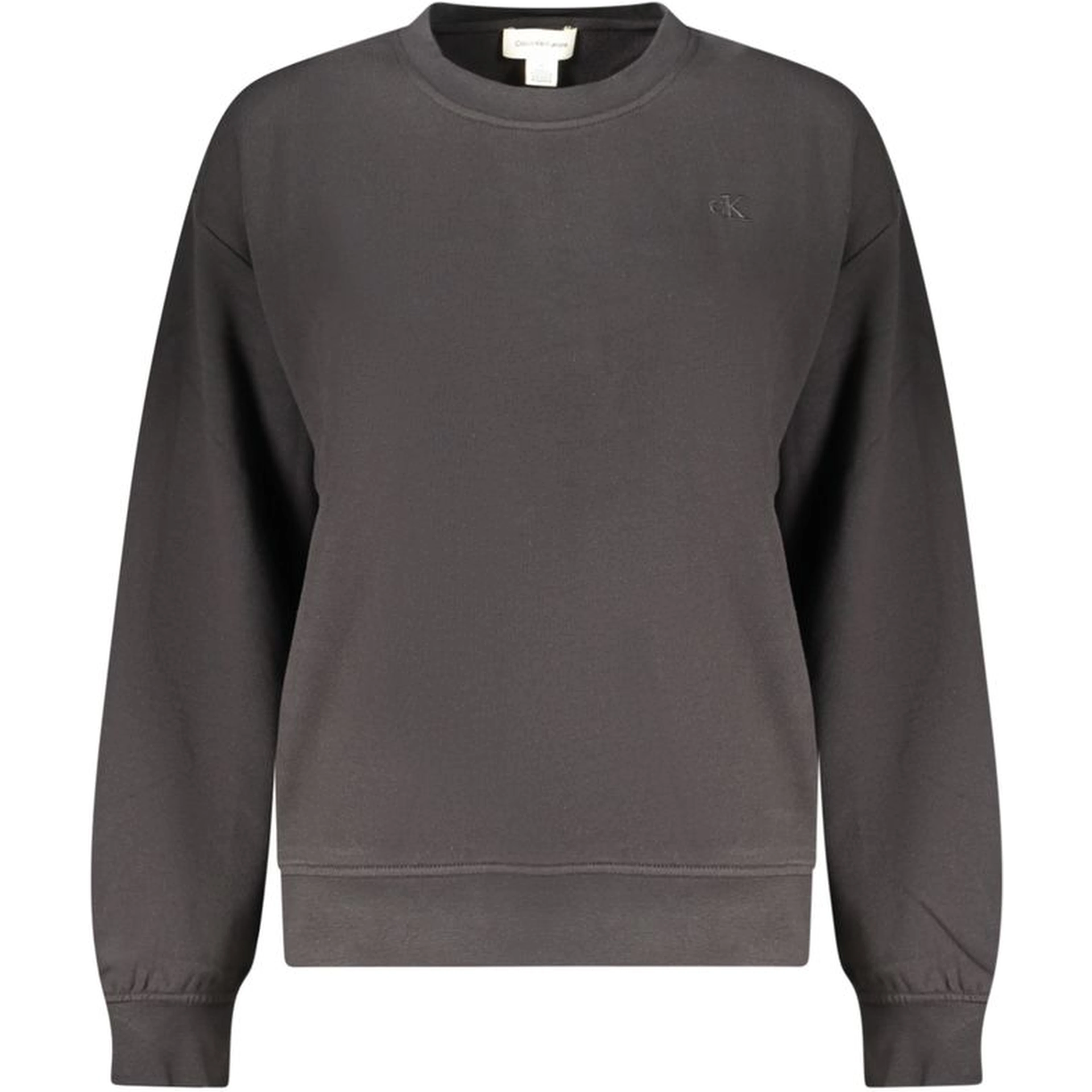 Black Cotton Womens Sweatshirt