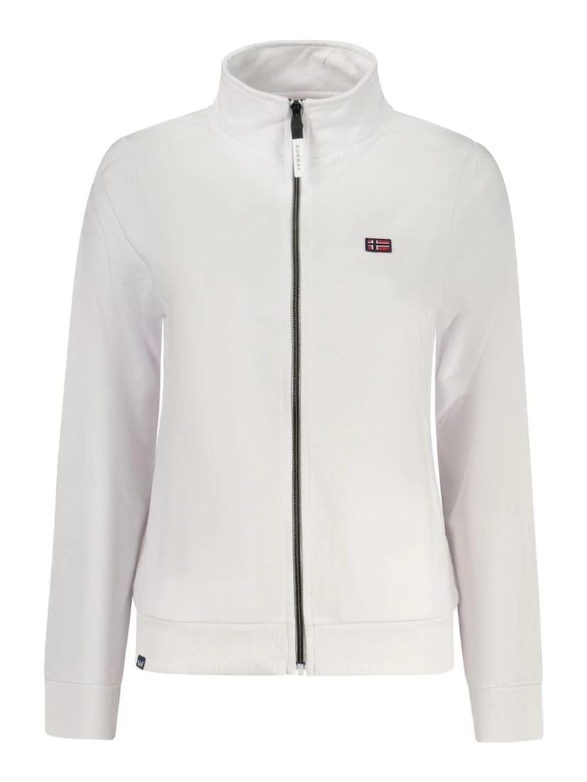 White Cotton Sweatshirt