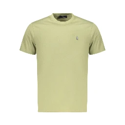 Green Cotton Men's T-Shirt