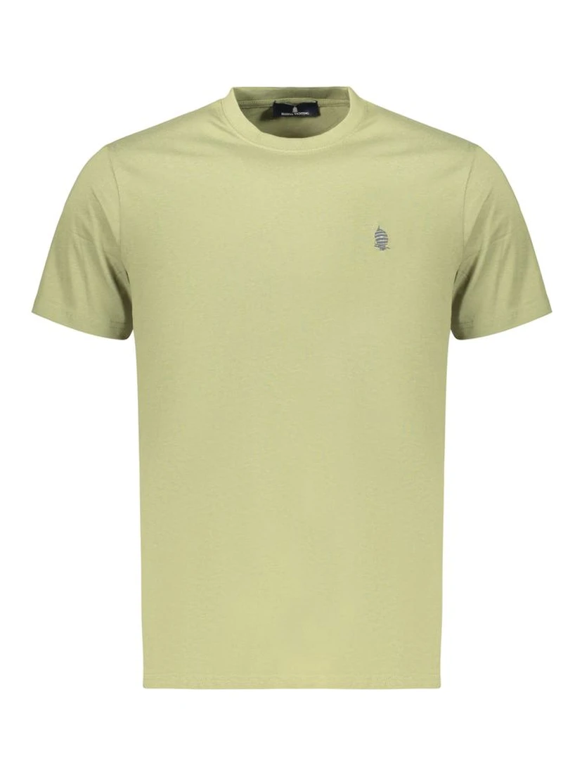 Green Cotton Men's T-Shirt