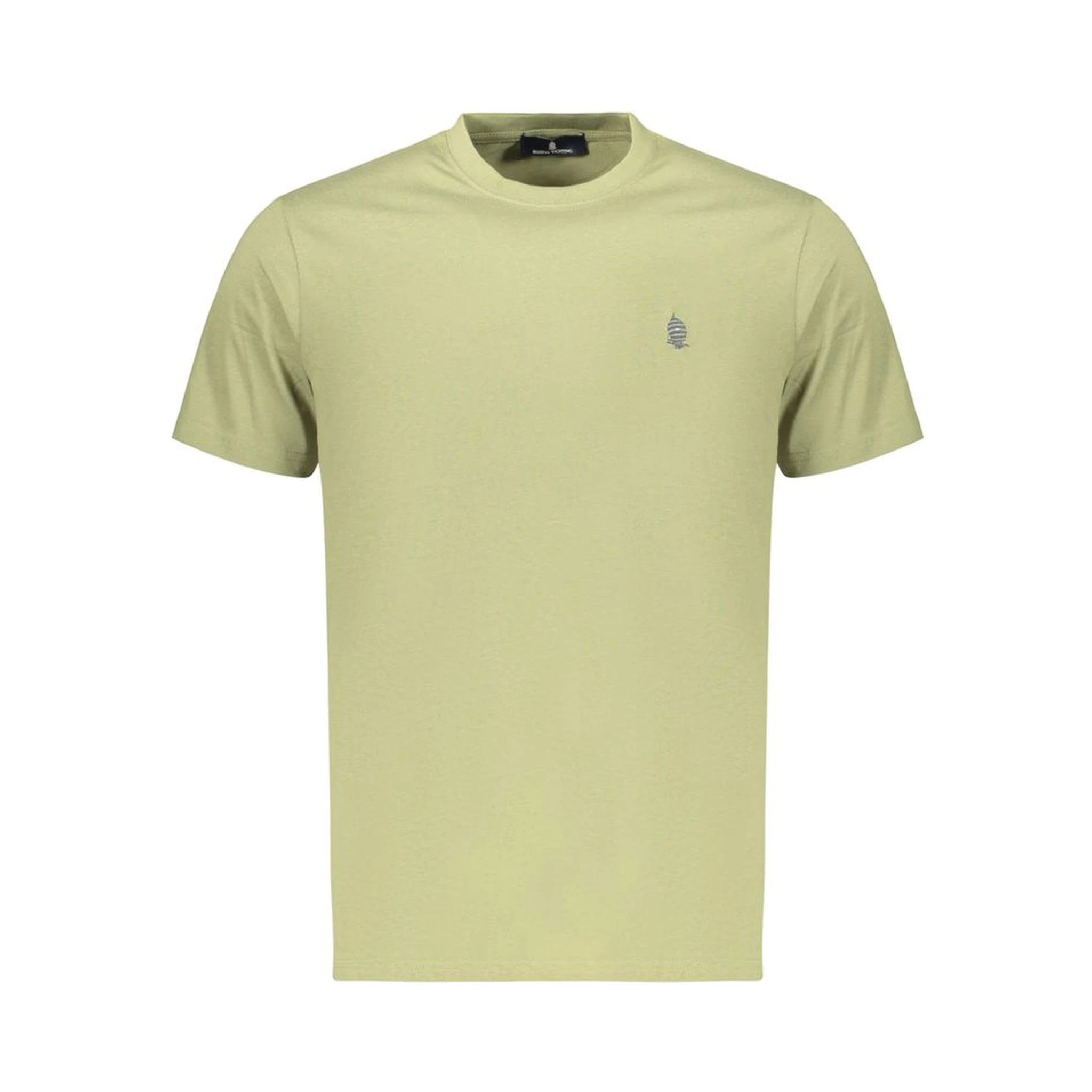 Green Cotton Men's T-Shirt