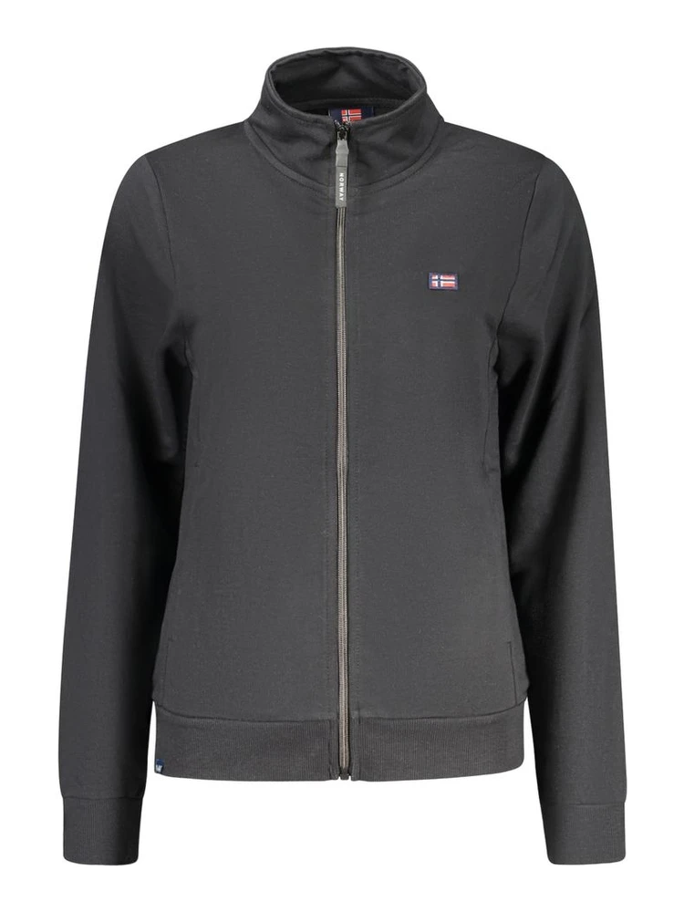 Black Cotton Sweatshirt