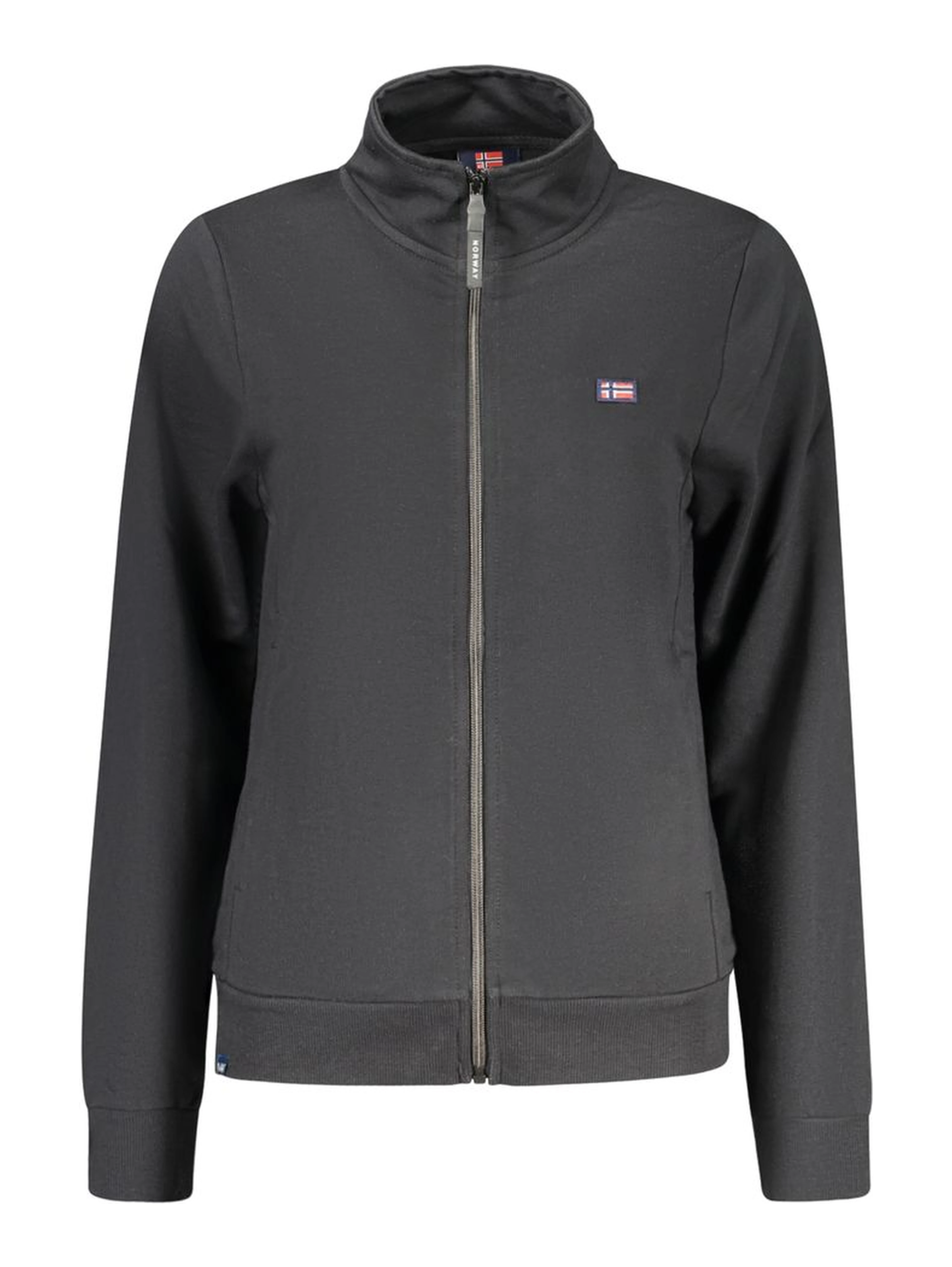 Black Cotton Sweatshirt