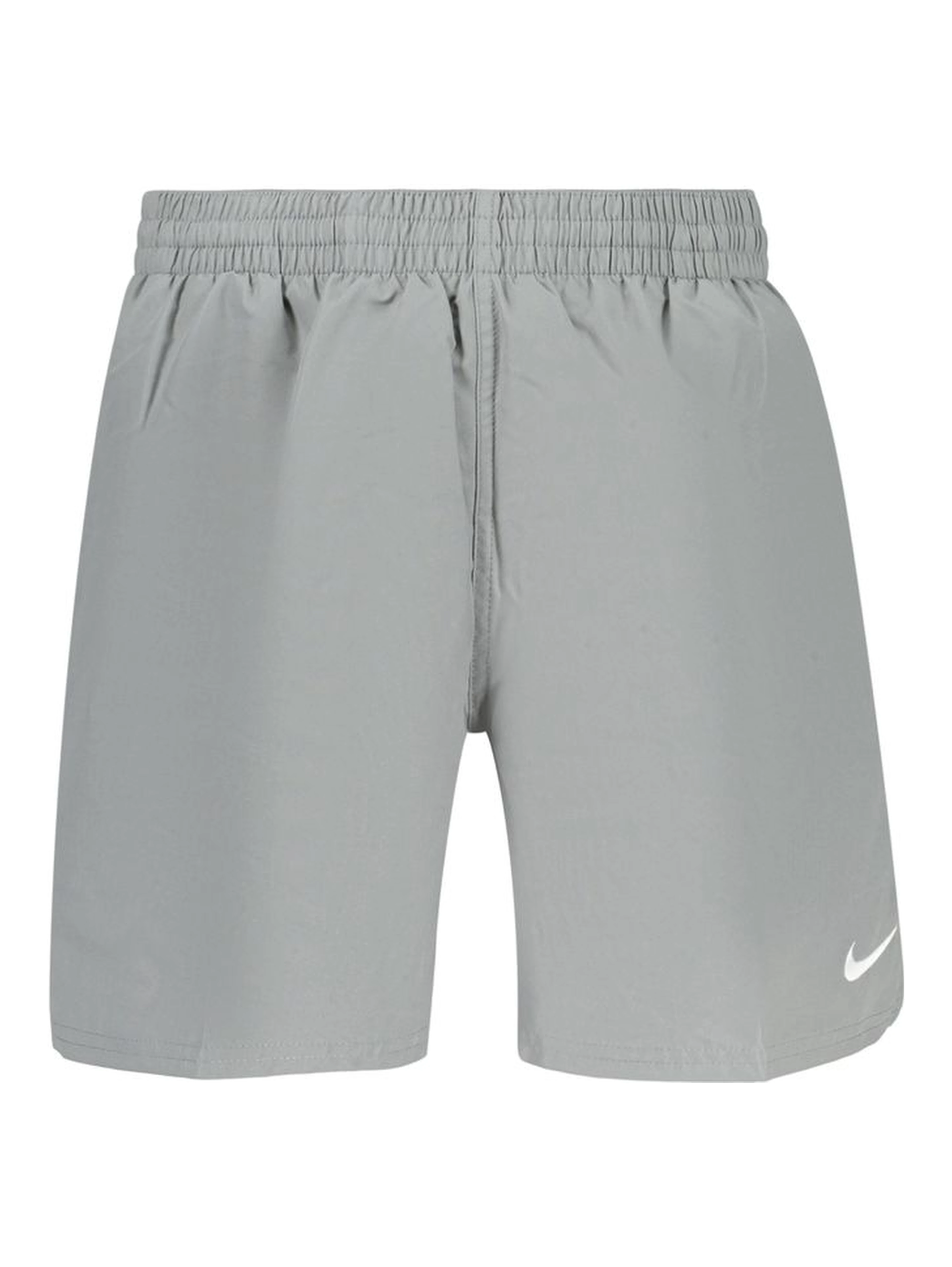 Gray Polyester Swim Shorts