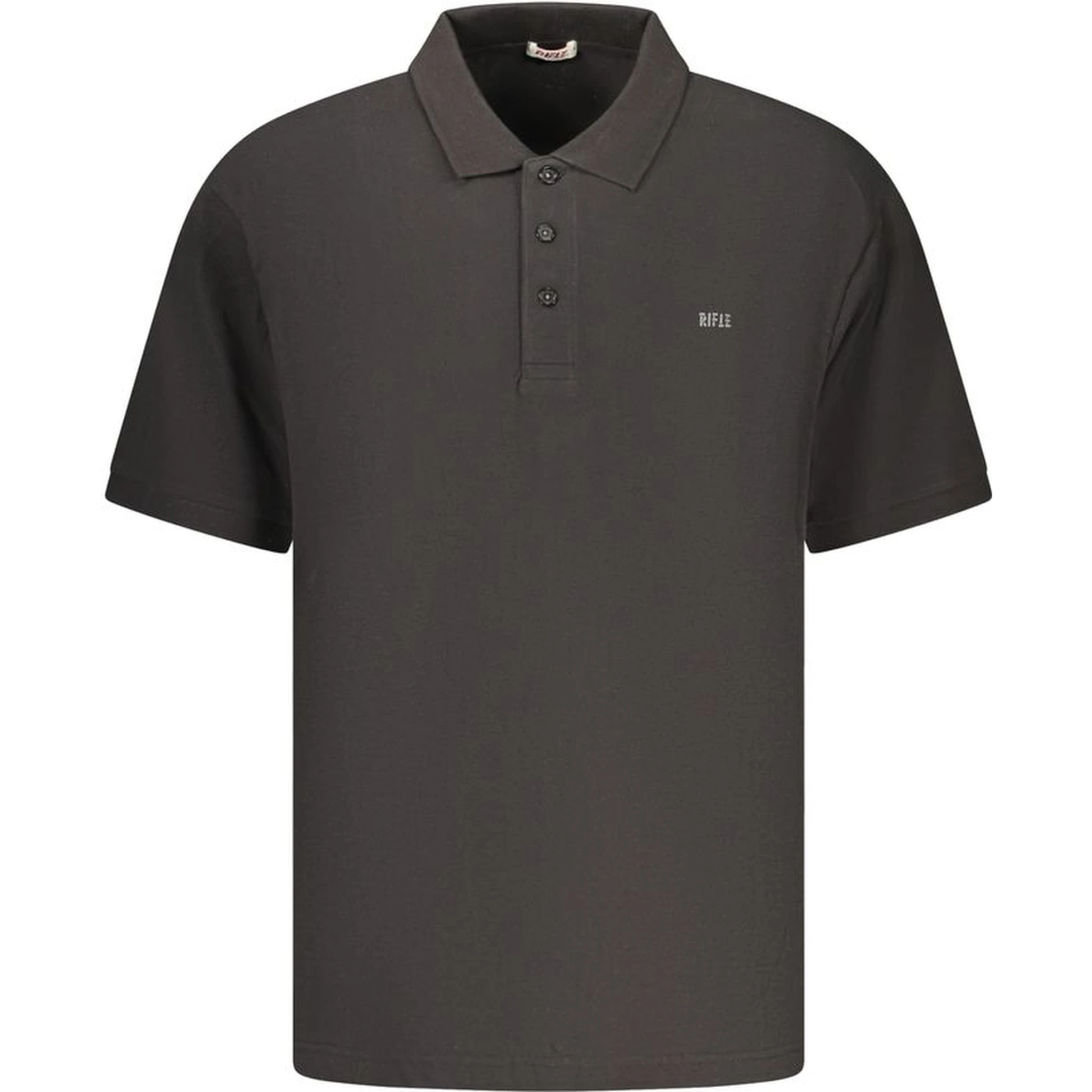 Black Cotton Men's Polo Shirt