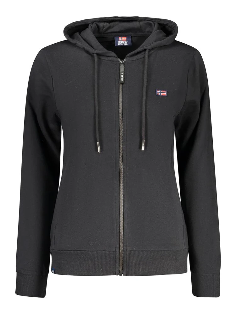 Black Cotton Sweatshirt