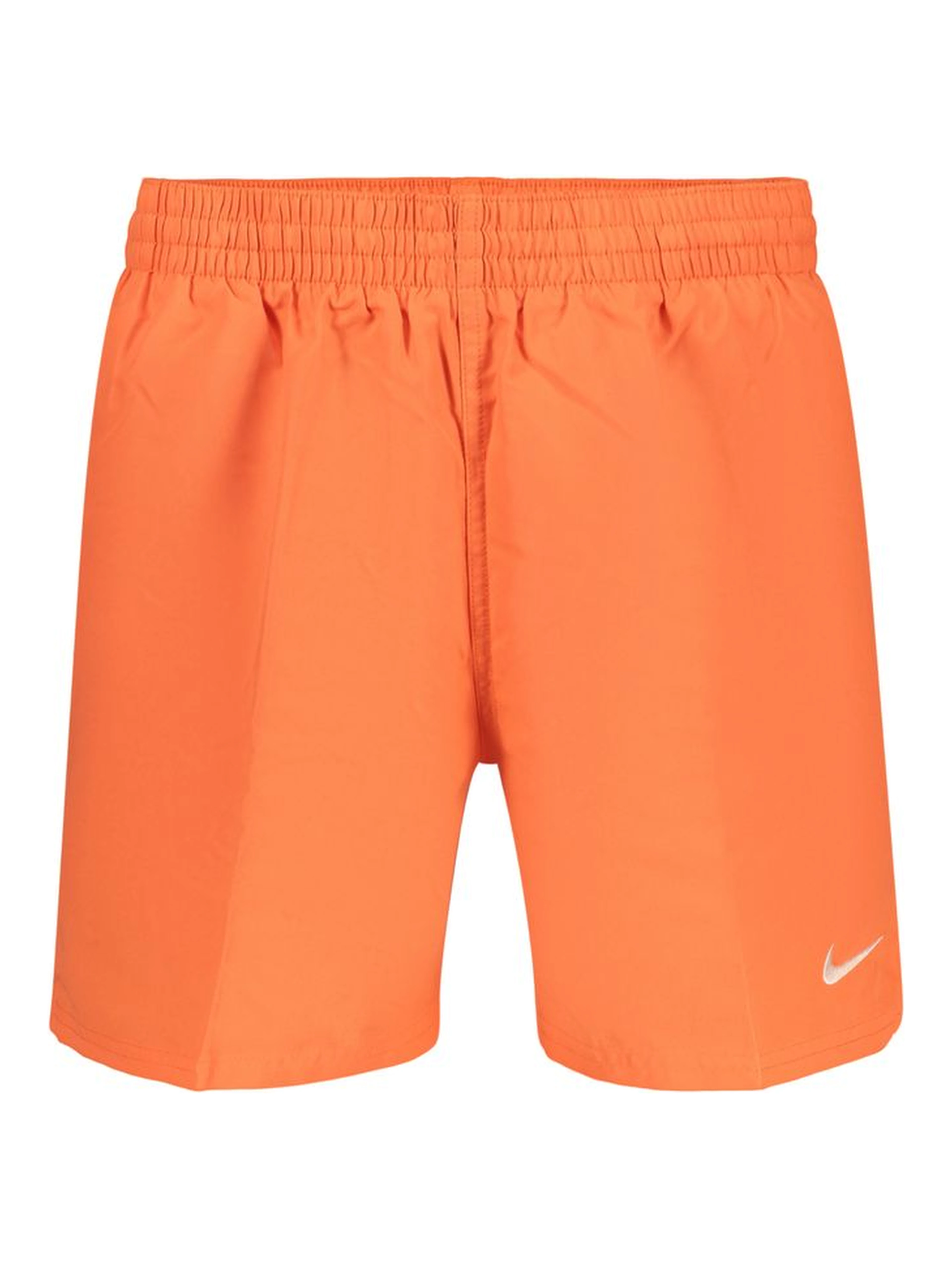 Orange Polyester Men's Swimwear Shorts