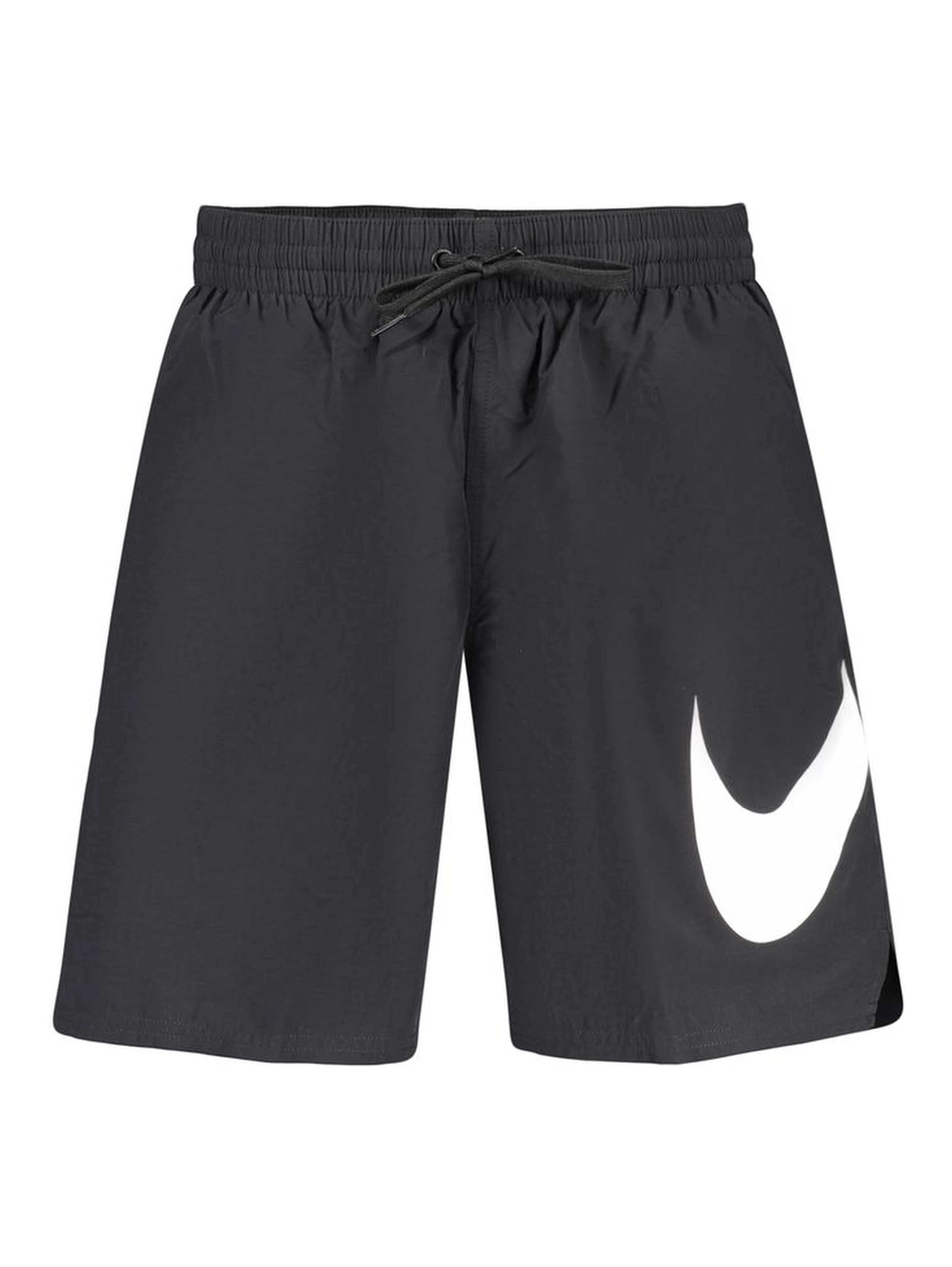 Black Polyester Mens Swimwear Shorts