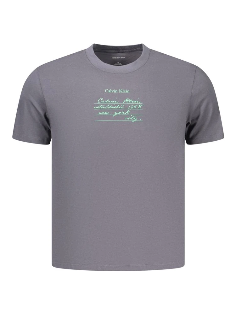 Gray Cotton T-Shirt