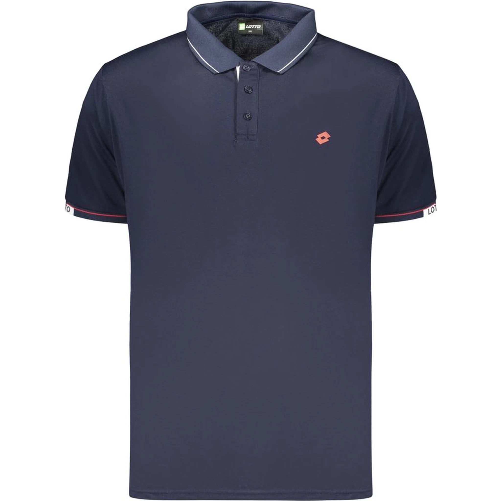 Blue Polyester Men's Polo Shirt