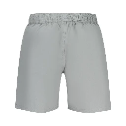 Gray Polyester Swim Shorts