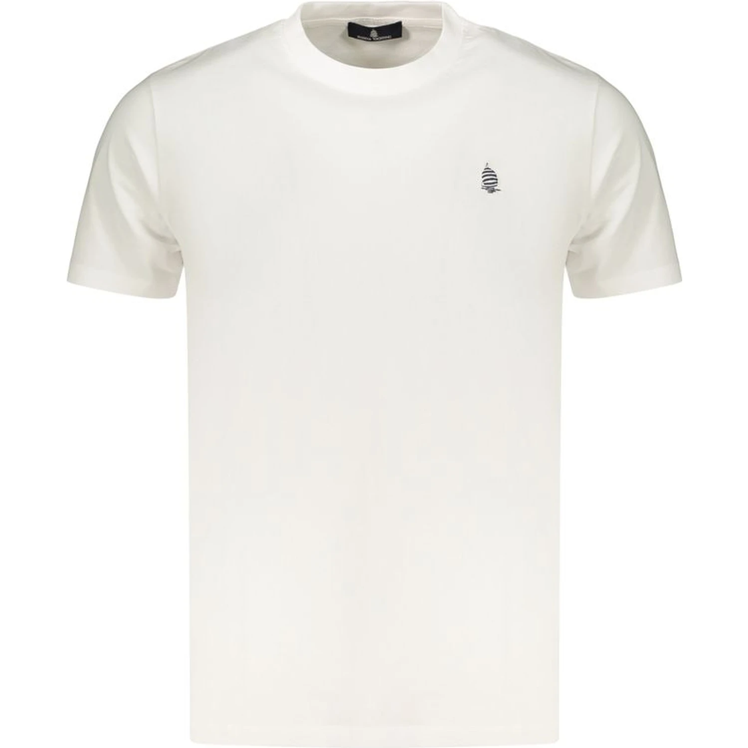 White Cotton Men's T-Shirt
