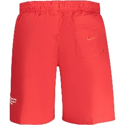 Rosso Poliestere Uomo Swim Boxer