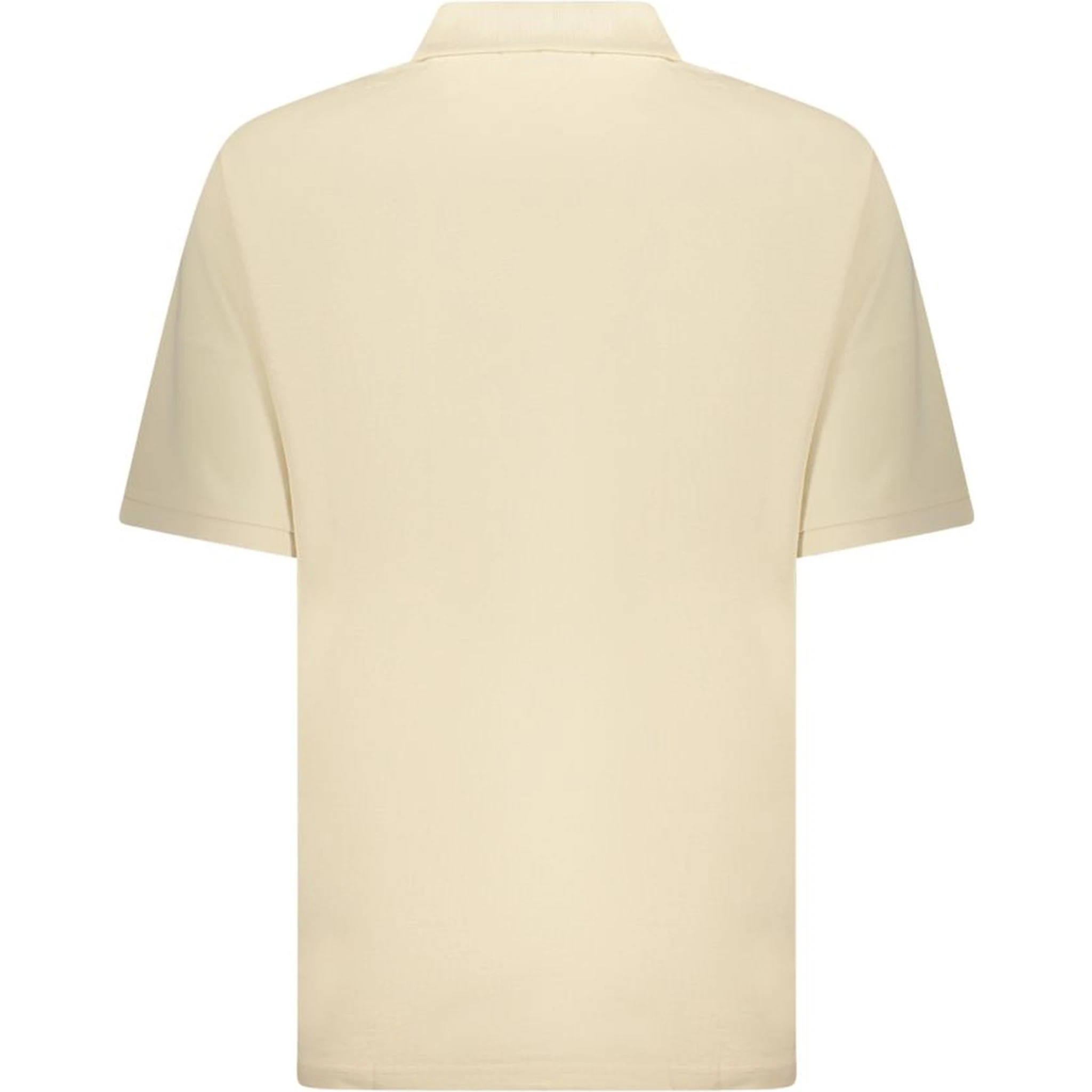 Beige Cotton Polo Shirt