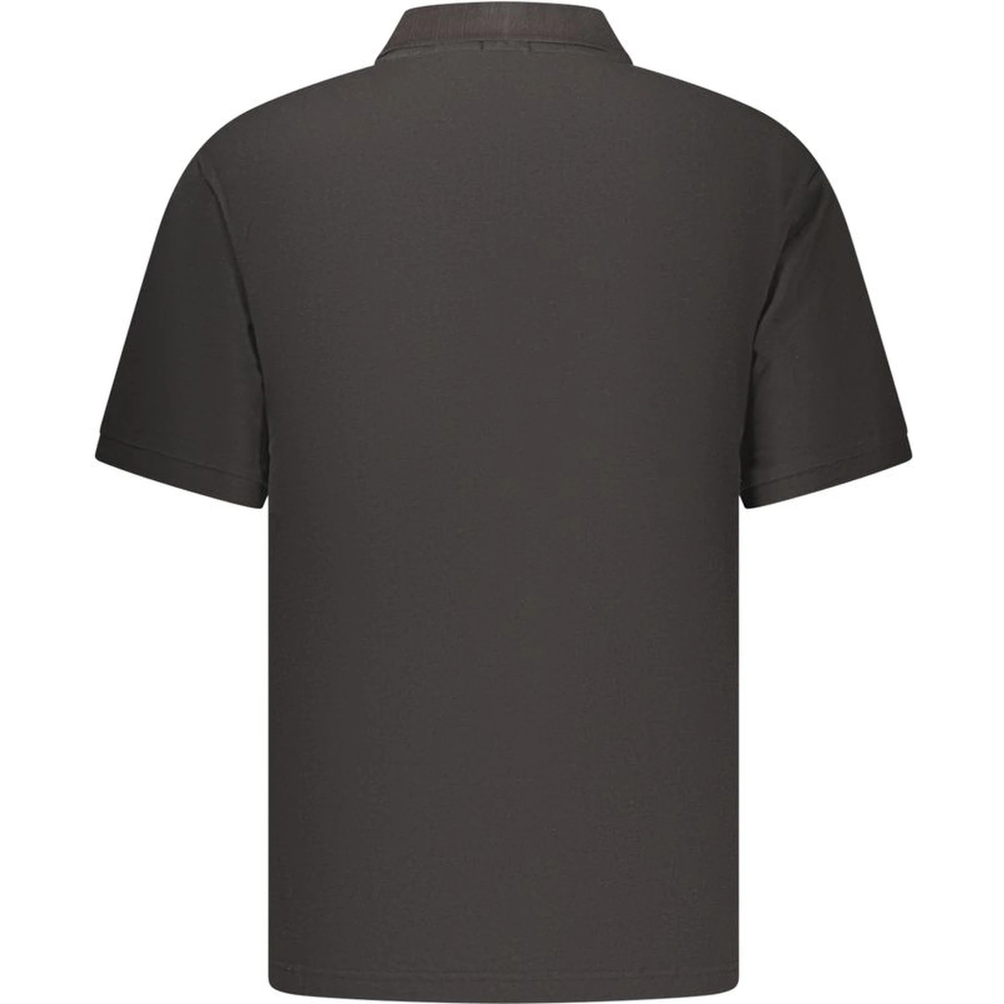 Black Cotton Men's Polo Shirt