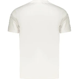 White Cotton Men's T-Shirt
