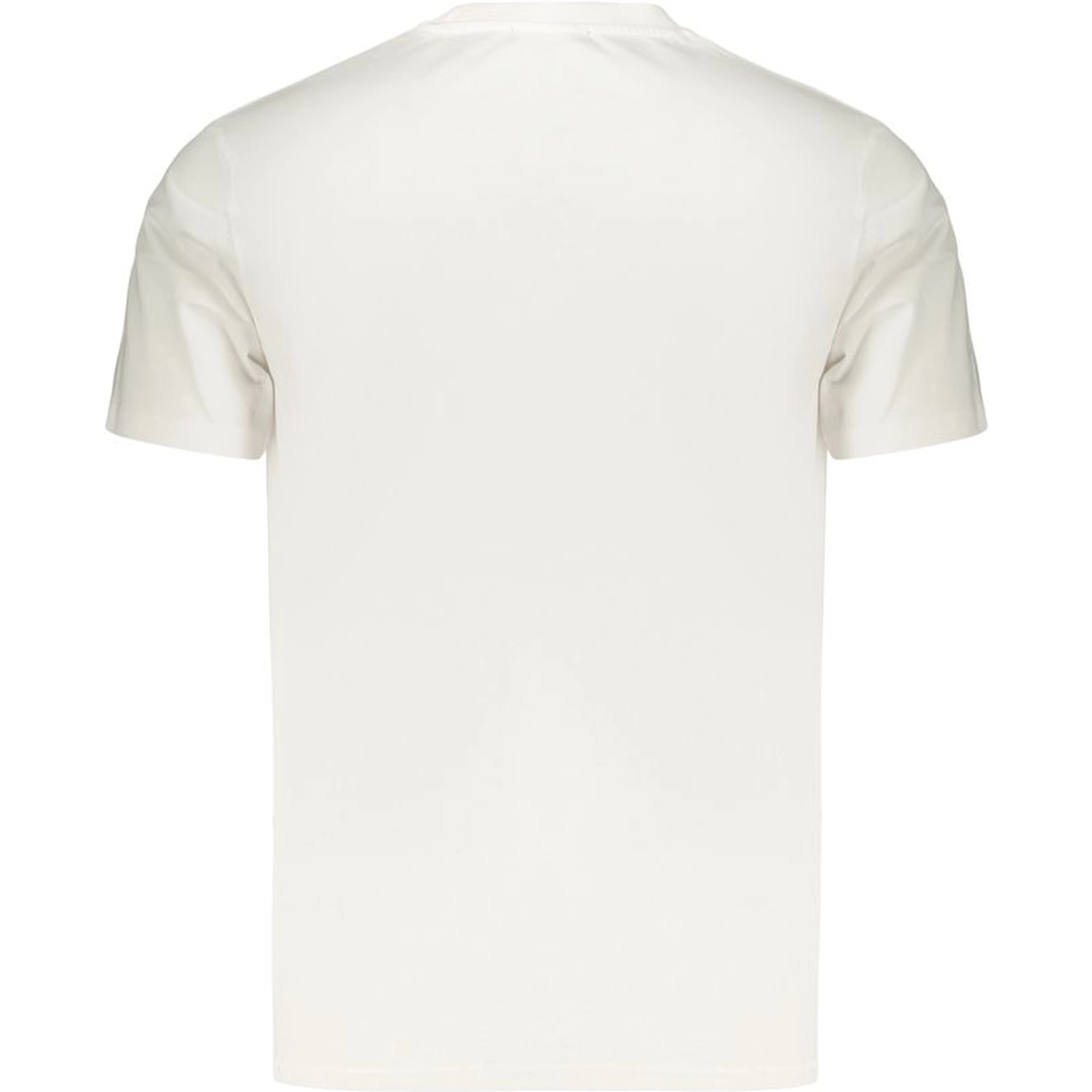 White Cotton Men's T-Shirt