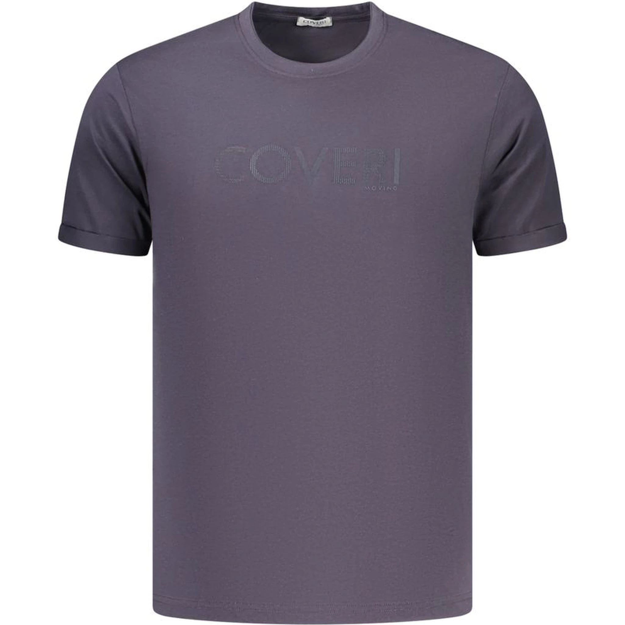 Blue Cotton Men's T-Shirt